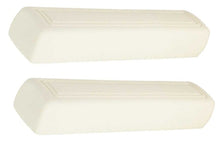 Load image into Gallery viewer, OER 9" White Armrest Pad Set For 1966-70 Coronet Satellite 1969-70 Road Runner