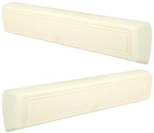 Load image into Gallery viewer, OER 13" White Front Armrest Pad Set For 1966-1970 Charger Coronet Satellite GTX