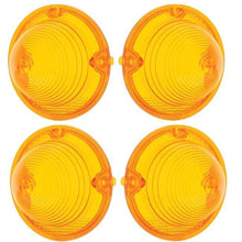 Load image into Gallery viewer, United Pacific Amber Park Lamp Lens Set For 1958 Chevy Bel Air Biscayne Impala