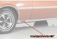 Load image into Gallery viewer, Reproduction Sprint Rocker Panel Emblem Set For 1968-1969 Pontiac Firebird