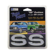 Load image into Gallery viewer, Trim Parts Adhesive Backed SS Emblem Set White Red Black Inserts For GM Vehicles