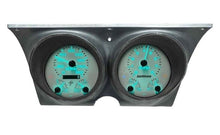 Load image into Gallery viewer, Intellitronix Teal LED Analog Gauge Panel For 1967-1968 Firebird and Camaro