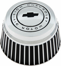 Load image into Gallery viewer, OER Rally Wheel Tall Derby Hubcap With BowTie for Nova Camaro Chevelle