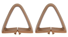 Load image into Gallery viewer, OER Buckskin Bucket Seat Belt Guide Set For 1973-1981 Buick Chevy and Pontiac