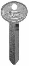 Load image into Gallery viewer, OER Trunk & Glovebox Key Blank w/ Pony & Ford Logo 1967-1993 Mustang
