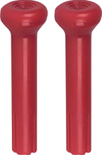 Load image into Gallery viewer, OER Red Door Lock Knob Set For 1968-1973 Chevelle and 1968-1981 Impala