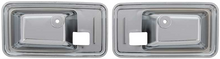 Load image into Gallery viewer, OER Black Inner Door Handle Escutcheon Set 1975-76 Firebird Camaro 1976-79 Nova