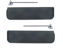 Load image into Gallery viewer, OER Black Sun Visor Set With Brackets For 1947-1953 Chevy and GMC Trucks
