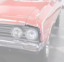 Load image into Gallery viewer, OER Front Fender Eyebrow Molding Set For 1964 Cutlass 442 F85 and Vista Cruiser