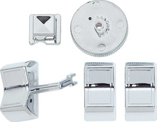 Load image into Gallery viewer, OER 5 Piece Chrome Dash Knob Set For 1968-1969 Dodge Charger Rallye