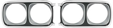 Load image into Gallery viewer, OER Aluminum Headlamp Bezel Set For 1969 Plymouth Sport Satellite and GTX