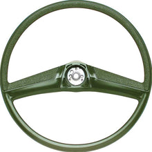 Load image into Gallery viewer, OER Green Steering Wheel With Bow Tie Horn Cap 1969-1972 Chevrolet Pickup Truck