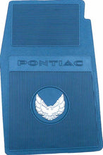 Load image into Gallery viewer, OER Reproduction Blue Rubber Floor Mat Set 1970-1972 Pontiac Firebird Trans AM