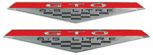 Load image into Gallery viewer, Zinc Die-Cast Door Panel Emblem Set For 1965-1968 Pontiac GTO Made in the USA