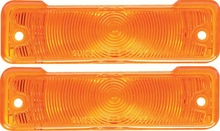 Load image into Gallery viewer, OER Amber Park Lamp Lens Set For 1966-1967 Chevy II Nova Models