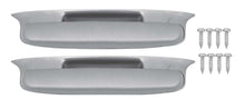 Load image into Gallery viewer, OER Silver Armrest Assembly Set For 1957 Chevy Bel Air 2/4 Door Hardtop & Sedan