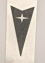 Load image into Gallery viewer, Flat Black Front Arrowhead Emblem Overlay Decal 2004-2006 Pontiac GTO Models