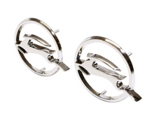 Load image into Gallery viewer, Trim Parts 2350 1964 Chevrolet Impala SS Rear Quarter Panel Emblem Set USA Made