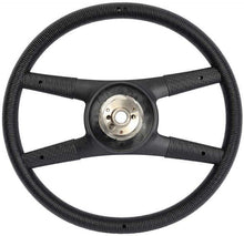 Load image into Gallery viewer, OER Black 4-Spoke Steering Wheel Rope Wrap Design For 1977-1981 Chevy Camaro Z28