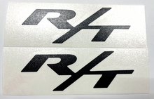 Load image into Gallery viewer, Flat Black Rear R/T Trunk Emblem Overlay Decal For 2006-2023 Dodge Charger R/T