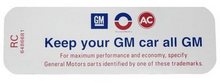 Load image into Gallery viewer, Keep Your GM Car All GM Decal For 1971-1972 Pontiac Firebird Models