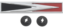 Load image into Gallery viewer, OER Diecast Fender or Door Arrow Emblem Set For 1971-19774 Dodge Charger