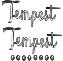 Load image into Gallery viewer, Tempest Quarter Panel Fender Script Emblem Set For 1966 Pontiac Tempest USA Made