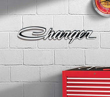 Load image into Gallery viewer, OER 22" x 4" 3 Dimensional Photorealistic Metal Sign With Dodge Charger Logo