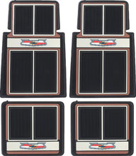 Load image into Gallery viewer, OER 4 Piece Brown/Copper/Beige Floor Mat Set For 1955-1957 Chevy Bel Air