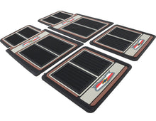 Load image into Gallery viewer, OER 4 Piece Brown/Copper/Beige Floor Mat Set For 1955-1957 Chevy Bel Air