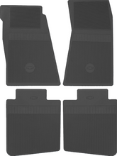 Load image into Gallery viewer, OER Black Bow-Tie Floor Mat Set 1967-1969 Camaro 1968-1974 Chevy II Nova