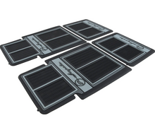Load image into Gallery viewer, OER 4 Piece Black/Gray Floor Mat Set 1958-1992 Chevy Impala Models