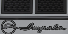 Load image into Gallery viewer, OER 4 Piece Black/Gray Floor Mat Set 1958-1992 Chevy Impala Models