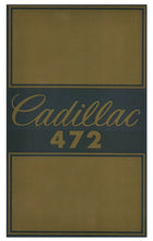 Load image into Gallery viewer, Cadillac 472 Air Cleaner Decal For 1968-1969 DeVille Eldorado Fleetwood
