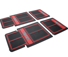 Load image into Gallery viewer, OER 4 Piece Red "Dodge" Floor Mat Set 1960-1976 Dodge Models