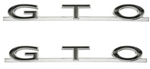 Load image into Gallery viewer, Die-Cast Zinc Quarter Panel Emblem Set For 1964-1967 Pontiac GTO Made in the USA