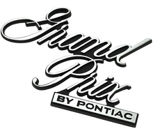 Load image into Gallery viewer, OER Front Header Panel Script Emblem For 1977 Pontiac Grand Prix Models