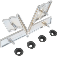 Load image into Gallery viewer, OER 427 Turbo Jet Flag Fender Emblem Set For 1966-1967 Chevy Corvette Models