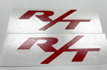 Load image into Gallery viewer, Red Rear R/T Trunk Emblem Overlay Decal For 2006-2023 Dodge Charger R/T