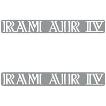 Load image into Gallery viewer, White Ram Air IV Hood Scoop Decal Set For 1969-1970 Pontiac GTO and Lemans