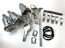Load image into Gallery viewer, Door and Trunk Lock Set With Late Keys For 1961-1964 Bonneville and Catalina