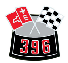 Load image into Gallery viewer, 396 With 360 HP Air Cleaner Decal Set For Camaro Nova Chevelle Impala Corvette