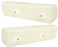 Load image into Gallery viewer, OER 13" White Front Armrest Pad Set For 1966-1970 Charger Coronet Satellite GTX