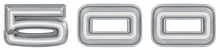 Load image into Gallery viewer, OER Zinc Diecast 500 Quarter Panel Emblem Set For 1968 Dodge Coronet Models