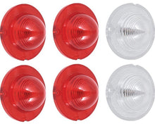 Load image into Gallery viewer, OER Tail Lamp and Back Up Lamp Lens Set For 1958 Chevy Impala Models