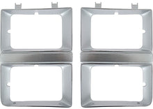 Load image into Gallery viewer, OER Dual Headlamp Bezel Set For 1981-1982 Chevy Trucks Blazer and Suburbans