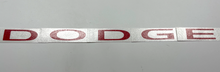 Load image into Gallery viewer, Red Dodge Trunk Lettering Overlay Decal For 2011-2023 Dodge Charger