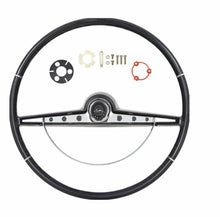 Load image into Gallery viewer, OER Black Steering Wheel Kit 1963 Chevy Impala With Standard Emlem