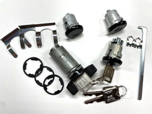Load image into Gallery viewer, Black Keyed Alike Ignition Door & Trunk Lock Set For 1979-1981 Firebird/Trans AM