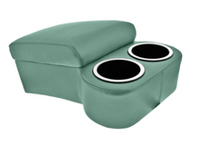 Load image into Gallery viewer, Turquoise Green Bench Seat Console With Drink Holders Musclecar Classic Hotrod